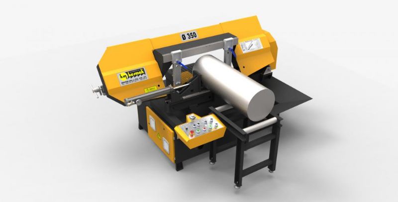 Halbautomatische Drehnabe 2 Seiten Angled Schneidband Sawing Maschine - Metallbearbeitungsmaschinen und -geräte - Yarı Otomatik Döner Göbek 2 Açılı Kesim Şerit Testere
