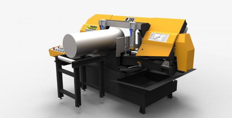 Halbautomatische Drehnabe 2 Seiten Angled Schneidband Sawing Maschine - Metallbearbeitungsmaschinen und -geräte - Yarı Otomatik Döner Göbek 2 Açılı Kesim Şerit Testere