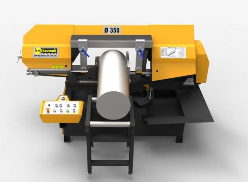 Halbautomatische Drehnabe 2 Seiten Angled Schneidband Sawing Maschine - Metallbearbeitungsmaschinen und -geräte - Yarı Otomatik Döner Göbek 2 Açılı Kesim Şerit Testere