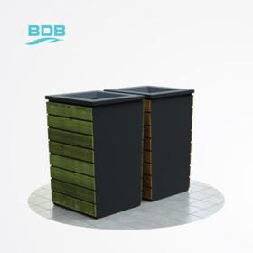 سلة المهملات الخشبية الأفقية - التقنيات البيئية - BDB.30110-A