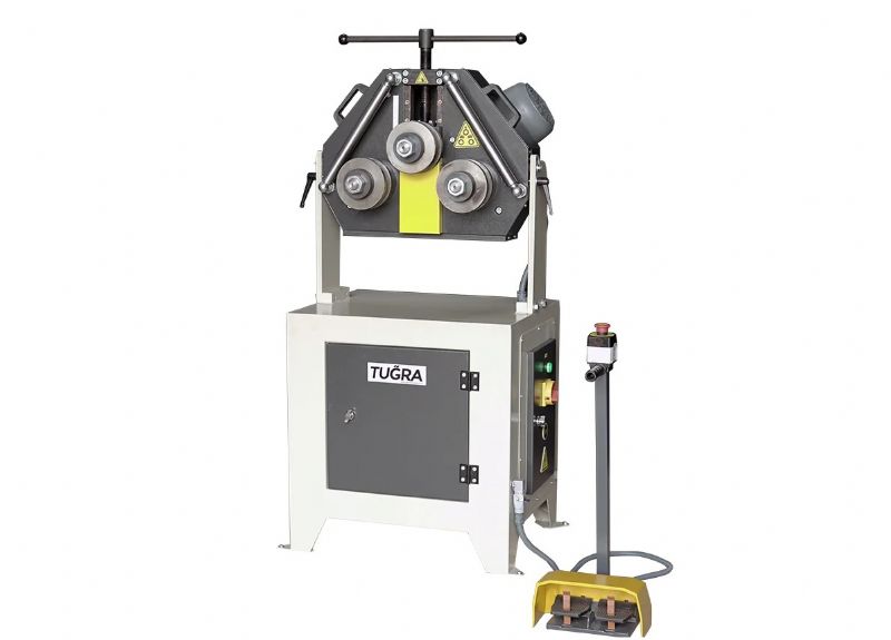 Horizontal-Vertical Operation 3-Roll Motorized Pipe and Profile Bending Machine